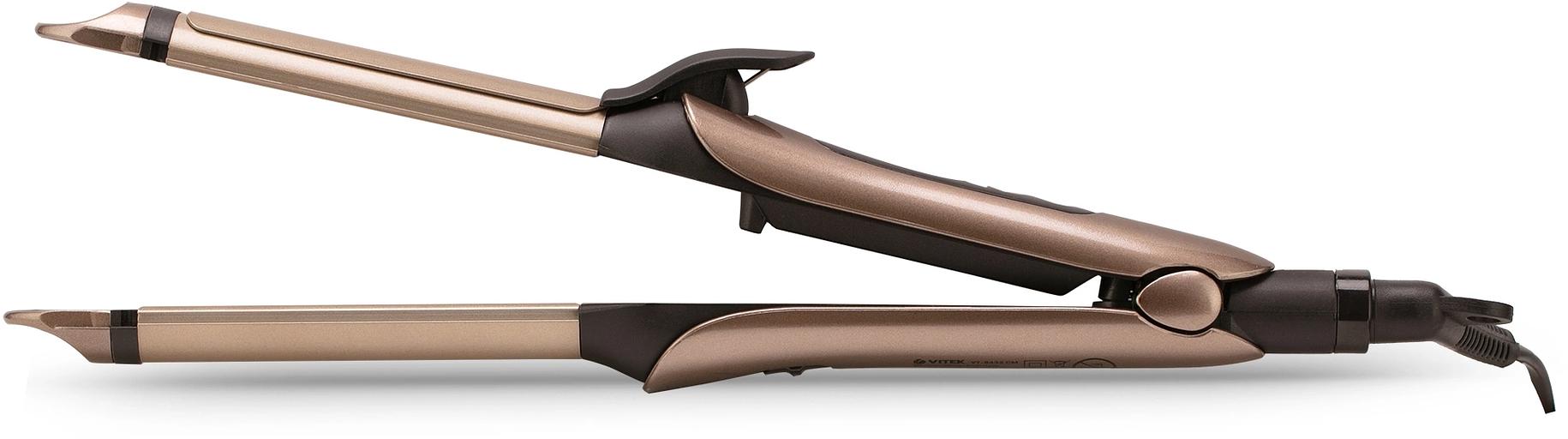 Мульти-Стайлер Vitek VT-8432 50Вт шампань макс.темп.:200С покрытие:керамическое фото 4