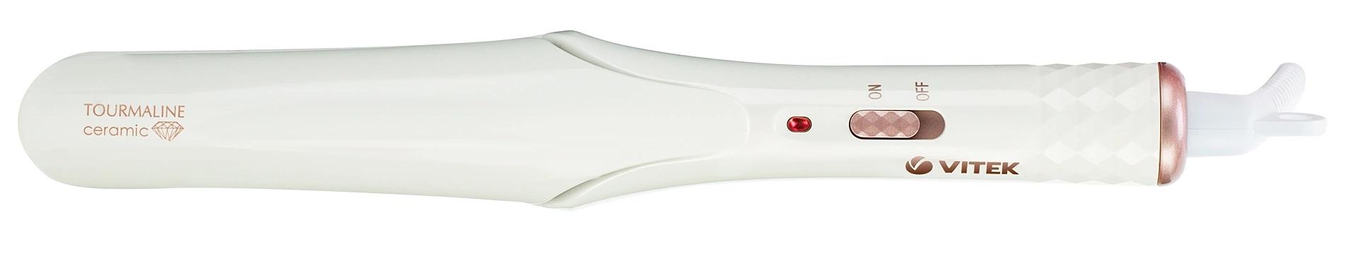 Выпрямитель Vitek VT-8406 25Вт белый макс.темп.:200С покрытие:керамико-турмалиновое фото 3