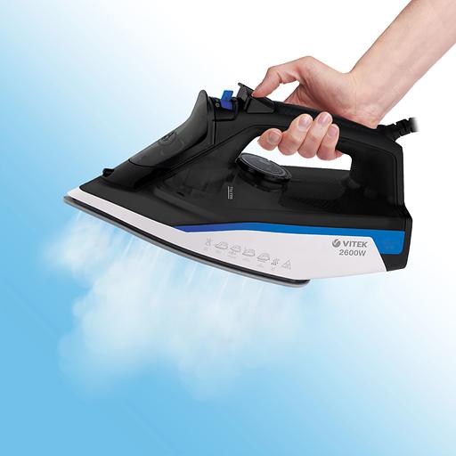Утюг Vitek VT-8329 2600Вт черный/белый/синий фото 4