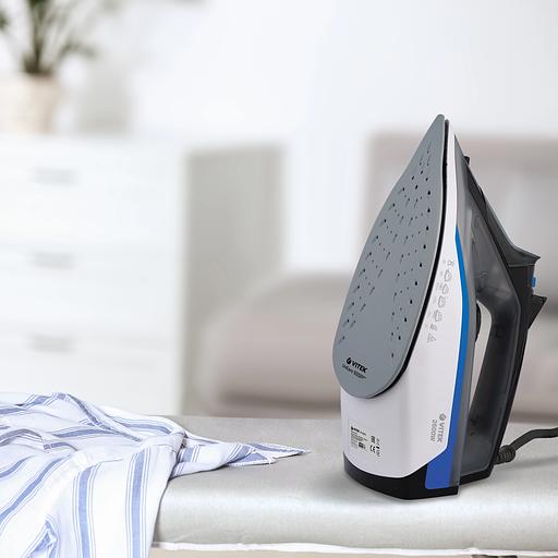 Утюг Vitek VT-8329 2600Вт черный/белый/синий фото 8