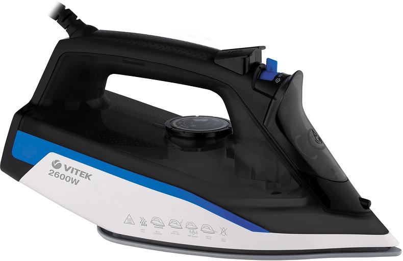 Утюг Vitek VT-8329 2600Вт черный/белый/синий фото 9