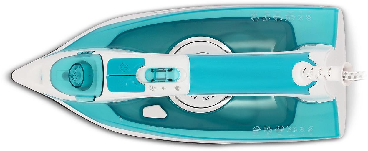 Утюг Vitek VT-8355 2600Вт бирюзовый/белый фото 6