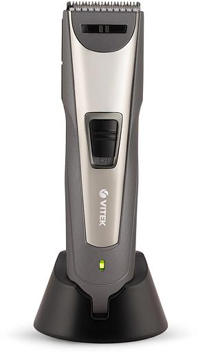 Машинка для стрижки Vitek VT-2572 графитовый 3Вт (насадок в компл:2шт) фото 2