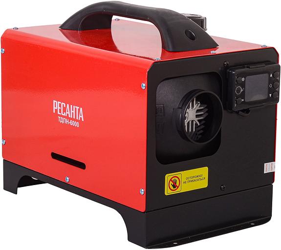Тепловая пушка дизельная Ресанта ТДПН-6000 6000Вт красный/черный фото 4