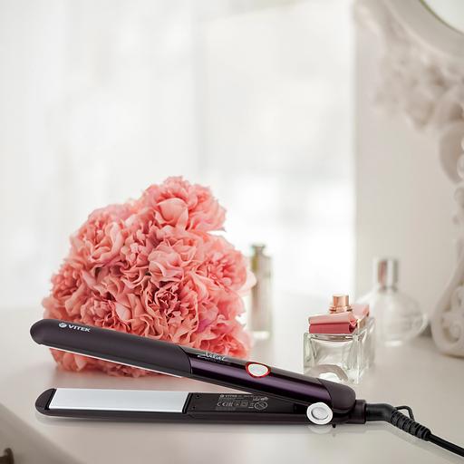 Выпрямитель Vitek VT-2311 42Вт фиолетовый макс.темп.:200С покрытие:керамическое фото 6