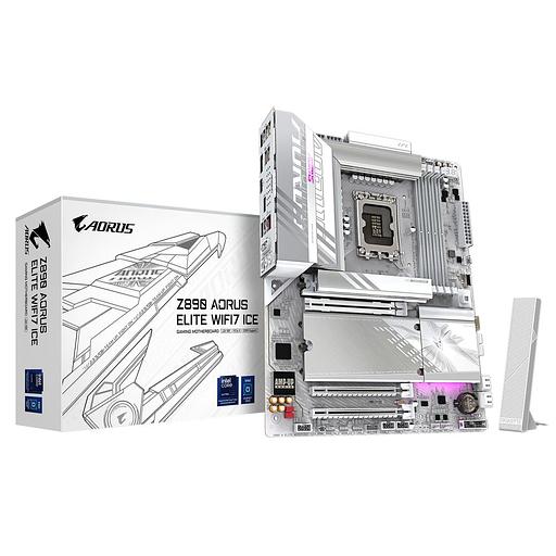 Материнская плата Gigabyte Z890 AORUS ELITE WF7 ICE, RTL фото 1