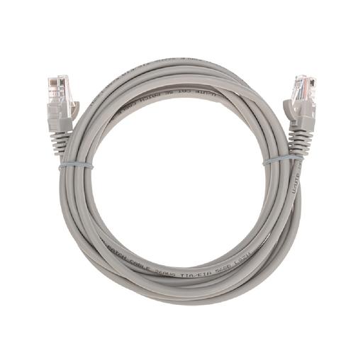 Rexant (02-0100-3) Патч-корд U/UTP, CAT 5e, RJ45-RJ45, 26AWG, LSZH, серый, 3м фото 1