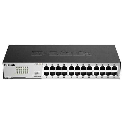 D-Link DGS-1024D/J1A Неуправляемый коммутатор с 24 портами 10/100/1000Base-T фото 1