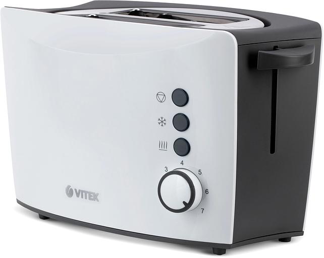 Тостер Vitek VT-7166 800Вт черный/белый фото 1