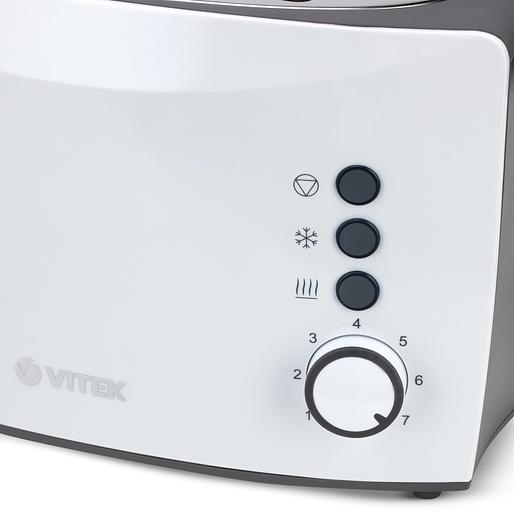 Тостер Vitek VT-7166 800Вт черный/белый фото 3