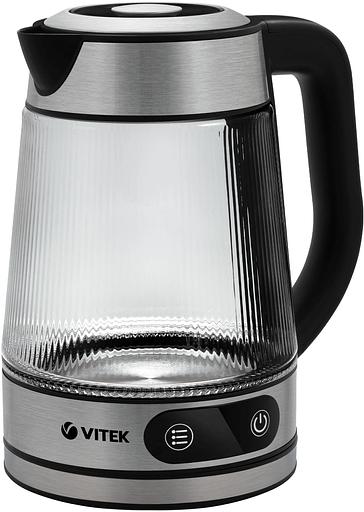Чайник электрический Vitek VT-8825 1.8л. 2200Вт прозрачный корпус: стекло фото 3