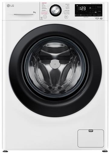 Стиральная машина LG F2V3PS6W класс: A загр.фронтальная макс.:8кг белый инвертер фото 1