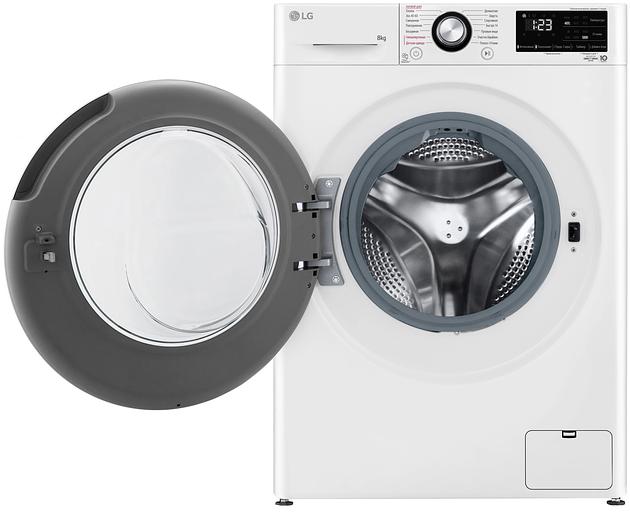 Стиральная машина LG F2V3PS6W класс: A загр.фронтальная макс.:8кг белый инвертер фото 2