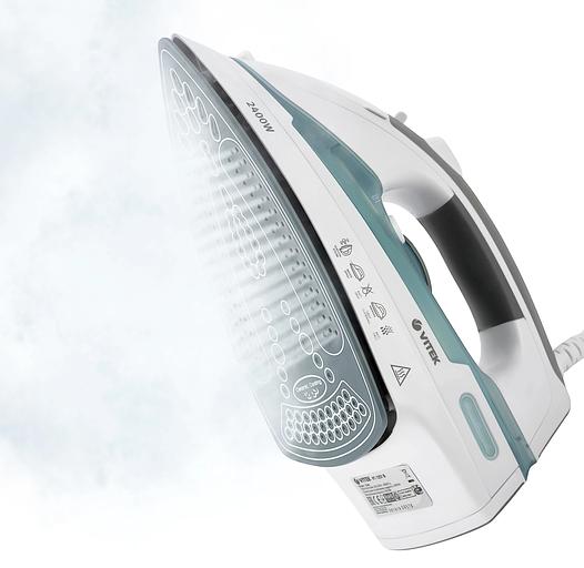 Утюг Vitek VT-1251 2400Вт синий фото 3