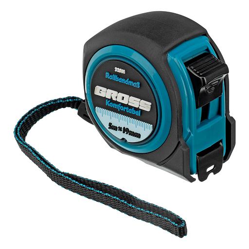 Рулетка Komfortabel, 5 м х 19 мм, обрезиненный корпус фото 1