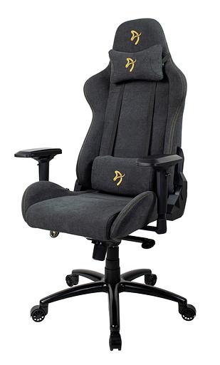 Компьютерное кресло (для геймеров) Arozzi Verona Signature Soft Fabric - Gold Logo фото 1