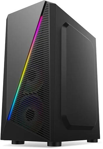 Корпус Bloody BD-CC102F черный без БП mATX 2x120mm 2xUSB2.0 1xUSB3.0 audio bott PSU фото 1