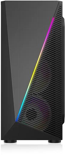 Корпус Bloody BD-CC102F черный без БП mATX 2x120mm 2xUSB2.0 1xUSB3.0 audio bott PSU фото 2