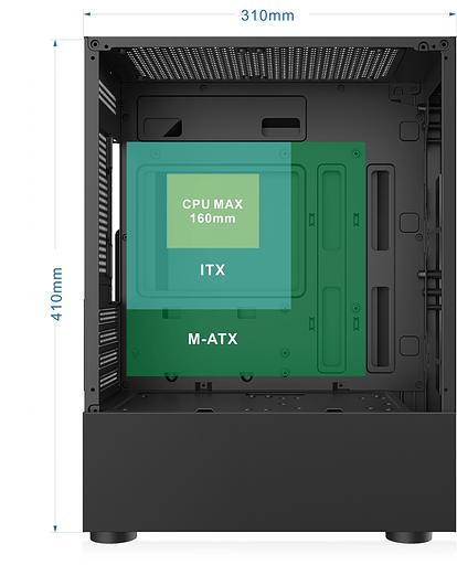 Корпус Bloody BD-CC102F черный без БП mATX 2x120mm 2xUSB2.0 1xUSB3.0 audio bott PSU фото 6