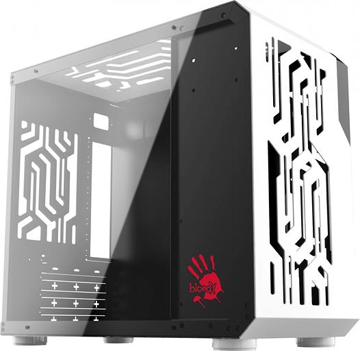 Корпус Bloody BD-CC110 белый без БП mATX 5x120mm 2xUSB3.0 audio фото 1