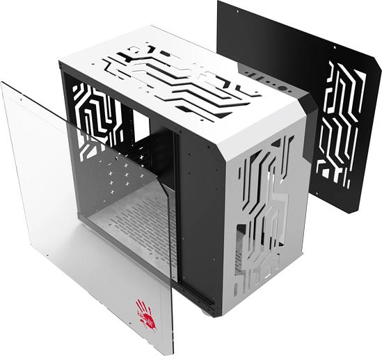 Корпус Bloody BD-CC110 белый без БП mATX 5x120mm 2xUSB3.0 audio фото 9