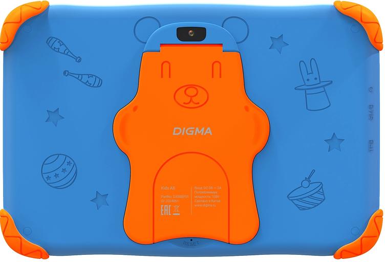 Планшет Digma Kids A8 SC9863A (1.6) 8C RAM2Gb ROM32Gb 8" IPS 1280x800 4G 1Sim Android 11.0 Go синий 2Mpix 0.3Mpix BT WiFi microSD 512Gb 3000mAh фото 2