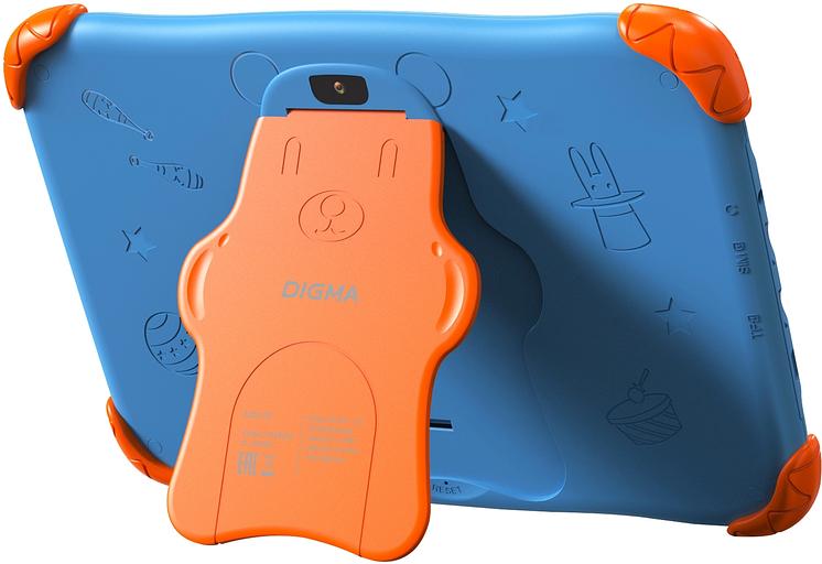 Планшет Digma Kids A8 SC9863A (1.6) 8C RAM2Gb ROM32Gb 8" IPS 1280x800 4G 1Sim Android 11.0 Go синий 2Mpix 0.3Mpix BT WiFi microSD 512Gb 3000mAh фото 5