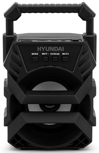 Колонка порт. Hyundai H-PS1000 черный 9W 1.0 BT/USB 10м 500mAh фото 2