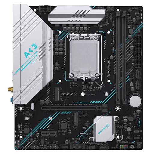 Материнская плата Maxsun MS-B760M GAMING WIFI ACE D4 B760 LGA1700 2xDDR4 1xPCIEx16 1xPCIEx1 2xM.2 6xUSB3.2Gen1 4xUSB2.0 3xSATA3.0 1G DP HDMI M-ATX RTL фото 2