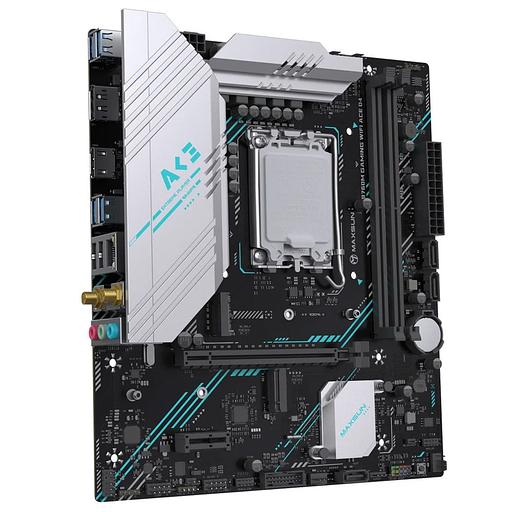 Материнская плата Maxsun MS-B760M GAMING WIFI ACE D4 B760 LGA1700 2xDDR4 1xPCIEx16 1xPCIEx1 2xM.2 6xUSB3.2Gen1 4xUSB2.0 3xSATA3.0 1G DP HDMI M-ATX RTL фото 3