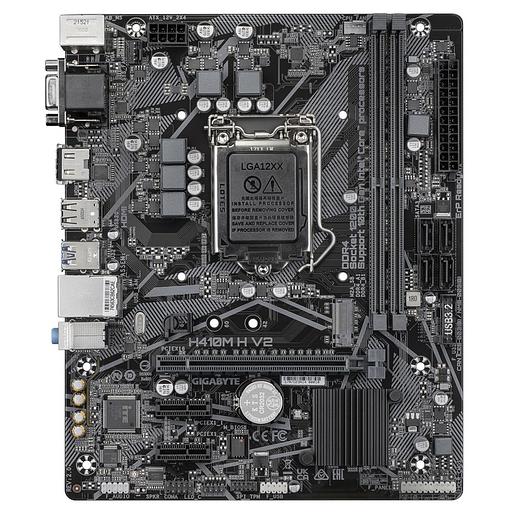 Gigabyte H410M H V2 2.1 {LGA1200, Intel Q470E, DDR4, 2, Micro-ATX} RTL фото 2