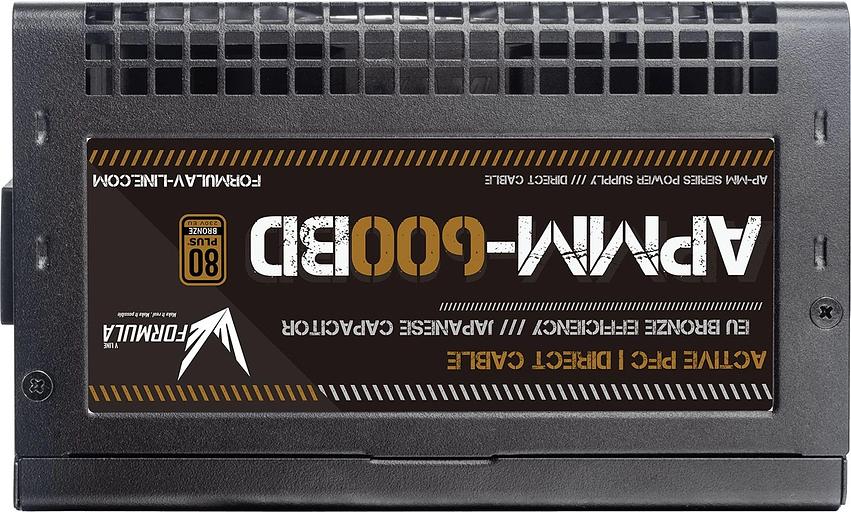 Блок питания Formula ATX 600W APMM-600BD 80+ bronze (20+4pin) APFC 120mm fan 5xSATA RTL фото 4