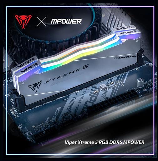 Память DDR5 2x24GB 6000MHz Patriot PVXR548G60C30KM Viper Xtreme 5 RGB RTL PC5-64000 CL30 DIMM 288-pin 1.45В Ret фото 6