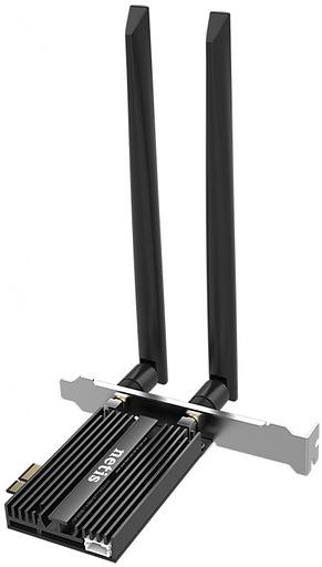 Сетевой адаптер Wi-Fi + Bluetooth Netis F1 AX3000 PCI Express фото 1