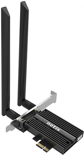 Сетевой адаптер Wi-Fi + Bluetooth Netis F1 AX3000 PCI Express фото 2