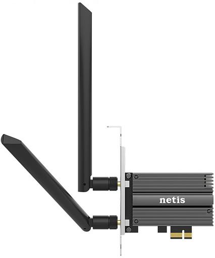 Сетевой адаптер Wi-Fi + Bluetooth Netis F1 AX3000 PCI Express фото 3