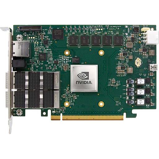 Интеллектуальный сетевой адаптер Mellanox NVIDIA BlueField-2 DPU (MBF2H516C-CECOT) фото 1