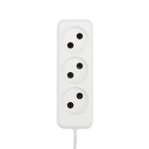 Rexant (11-8731) Удлинитель 3 гнезда, 1,5м, 2х0,75мм?, б/з, белый фото 1