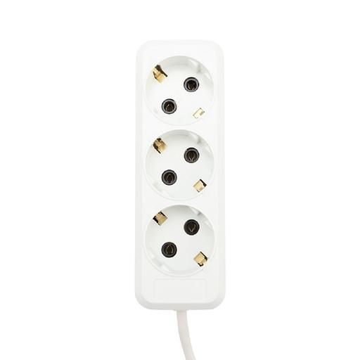 Rexant (11-8735) Удлинитель 3 гнезда, 5м, 3х1,0мм?, с/з, белый фото 1