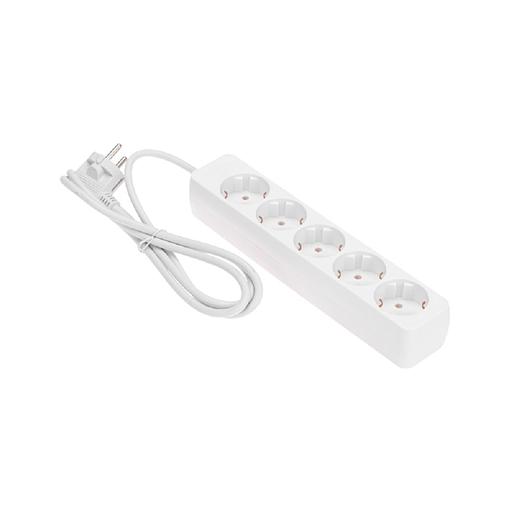 PROconnect (13-4211) Удлинитель 5 гнезд, 1,5м, 3х0,75мм?, с/з, белый фото 1