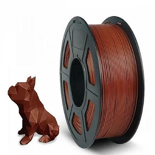 Филамент NVPRINT PLA+ Chocolate для 3D печати диаметр 1.75мм длина 330 метров масса 1 кг фото 1