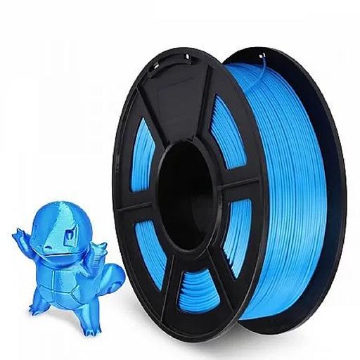 Филамент NVPRINT Silk PLA+ Blue для 3D печати диаметр 1.75мм длина 330 метров масса 1 кг фото 1