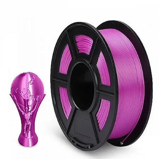 Филамент NVPRINT Silk PLA+ Purple для 3D печати диаметр 1.75мм длина 330 метров масса 1 кг фото 1