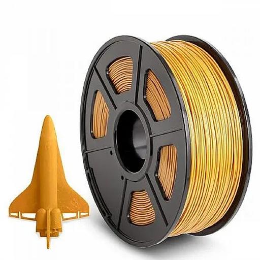 Филамент NVPRINT ABS Gold для 3D печати диаметр 1.75мм длина 330 метров масса 1 кг фото 1