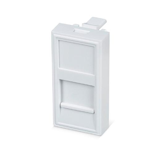 Rexant (03-0260) Вставка Mosaic 22,5x45, на 1 порт со шторкой фото 1