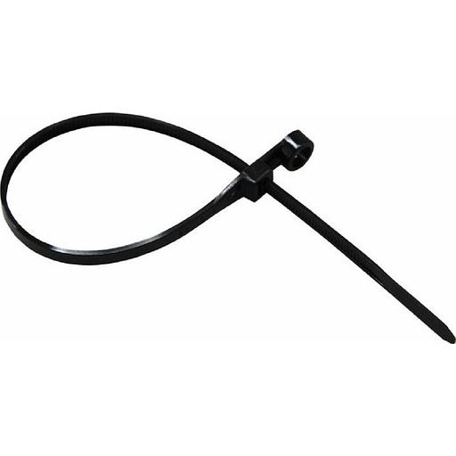 Rexant (07-0105) Стяжка нейлоновая под винт 100x3,6мм, черная (100 шт/уп) фото 1