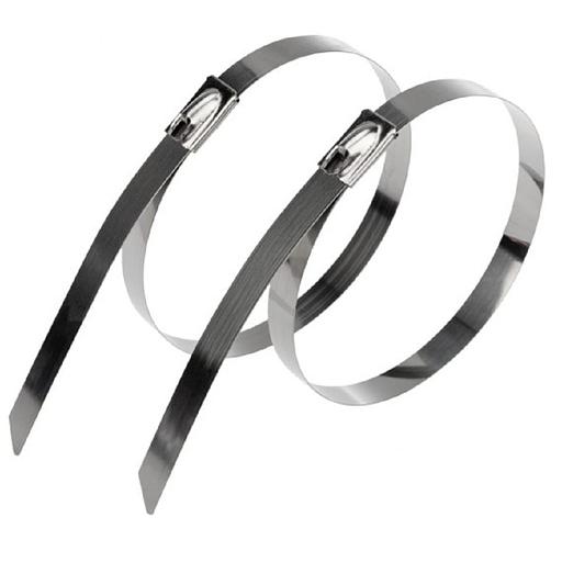 Rexant (07-0118-10) Стяжка кабельная стальная (304) 100x4,6мм (10 шт/уп) фото 1