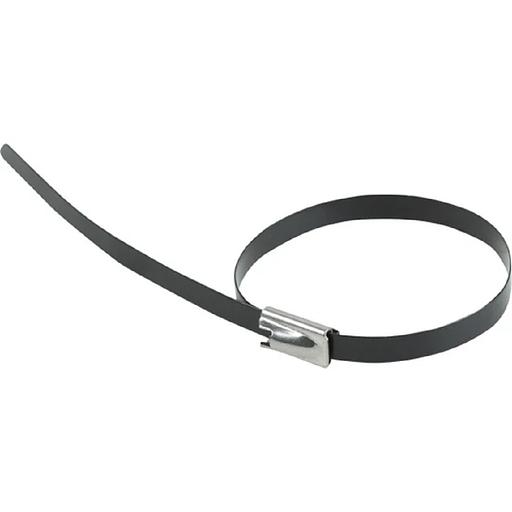 Rexant (07-0428-5) Стяжка кабельная стальная (304) с полимерным покрытием 400x4,6мм (50 шт/уп) фото 1