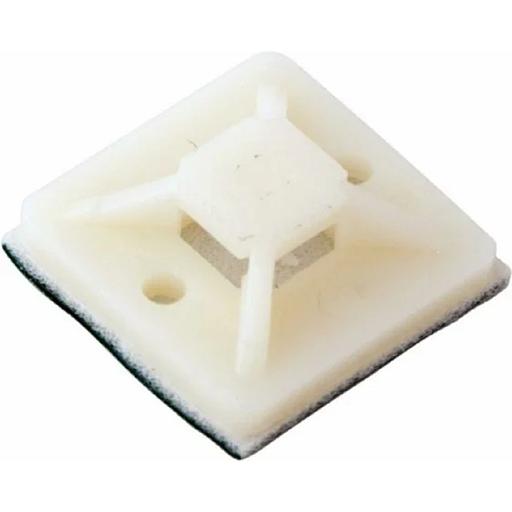 Rexant (07-2020-1) Площадка самоклеящаяся 20х20 мм, белая (10 шт/уп) фото 1