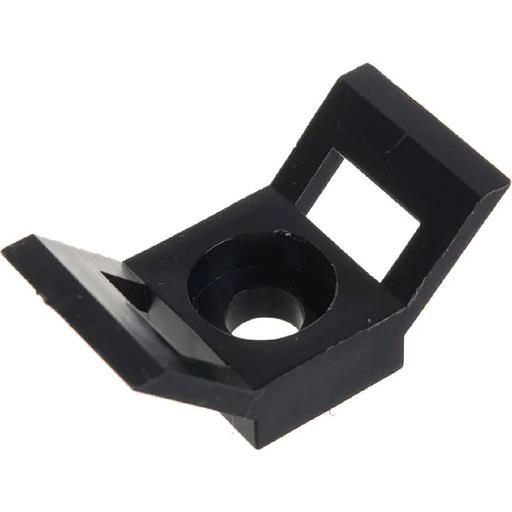 Rexant (07-2105) Площадка для крепления стяжки 29х15х5 мм, черная (100 шт/уп) фото 1